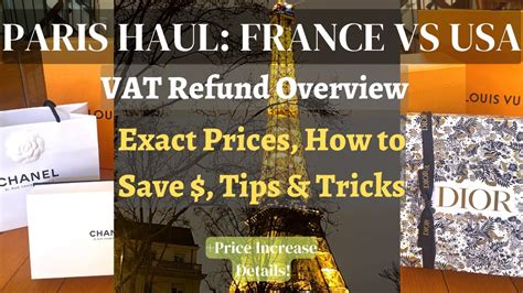 chanel tax refund|VAT Refund in Paris : r/chanel .